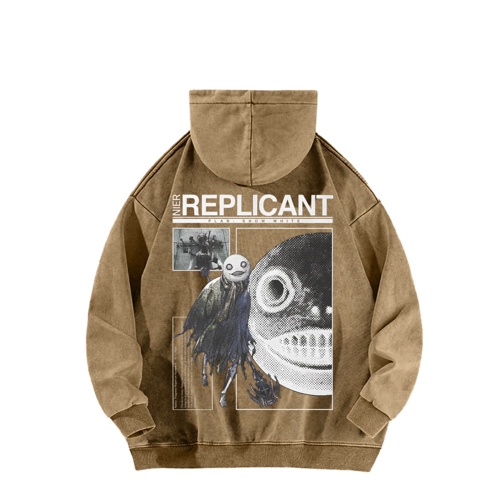 Nier: Automata Unisex Washed Hoodie 2601019033