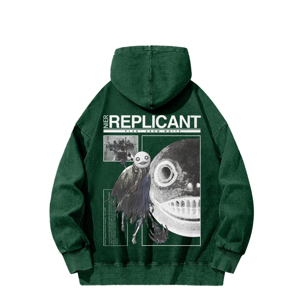 Nier: Automata Unisex Washed Hoodie 2601019033