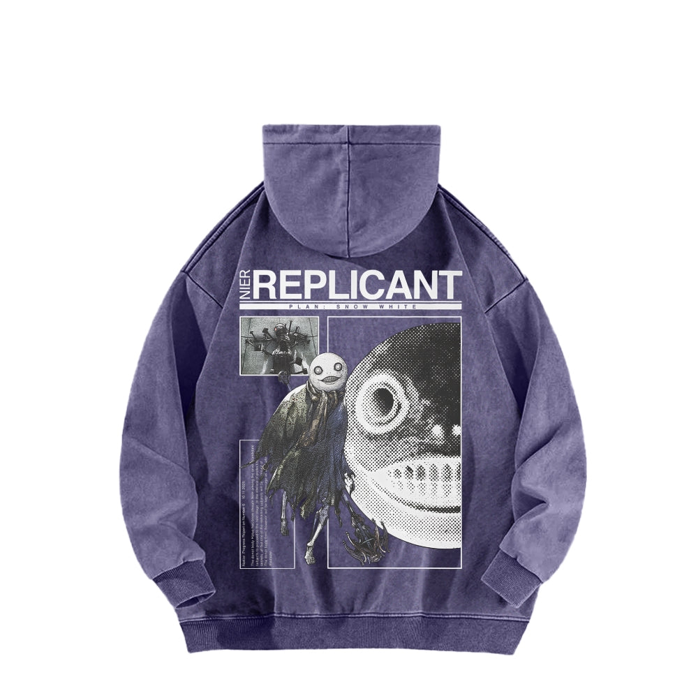 Nier: Automata Unisex Washed Hoodie 2601019033