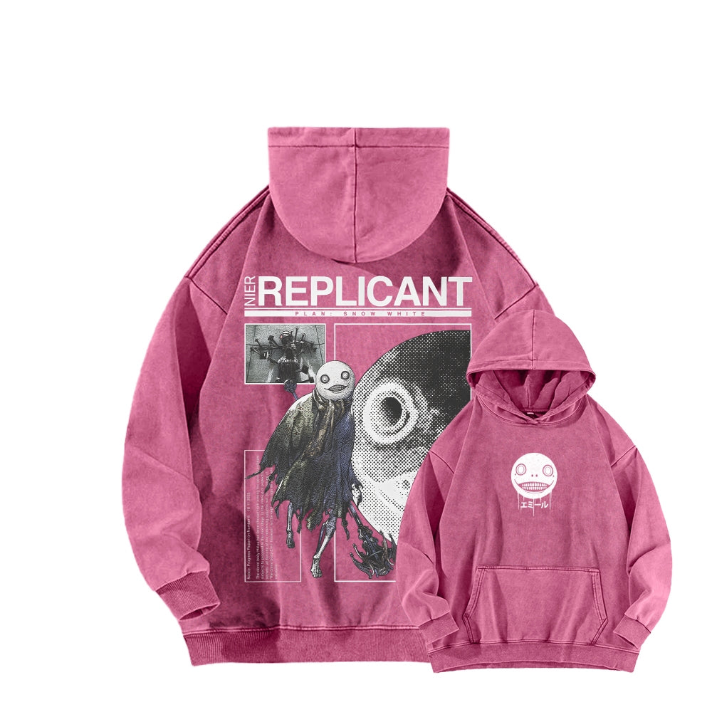 Nier: Automata Unisex Washed Hoodie 2601019033