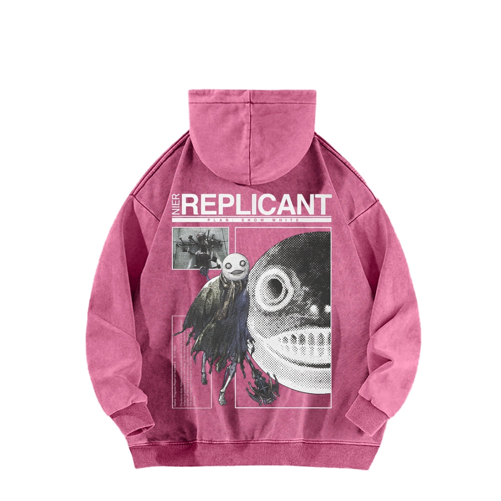 Nier: Automata Unisex Washed Hoodie 2601019033