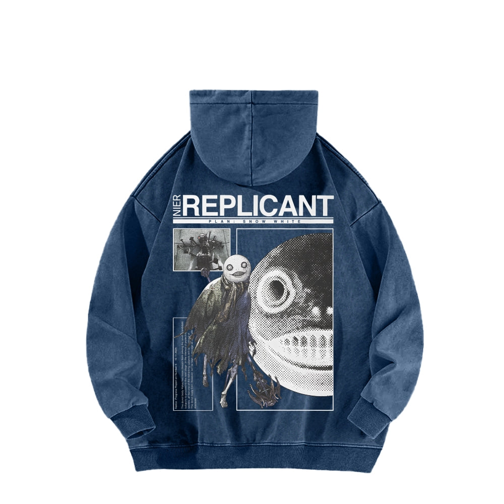 Nier: Automata Unisex Washed Hoodie 2601019033