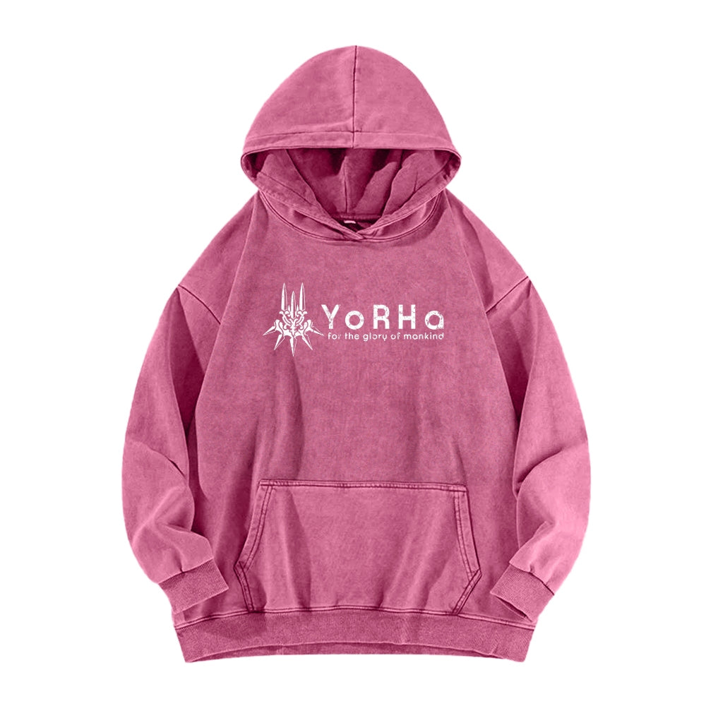 Nier: Automata Unisex Washed Hoodie 2601019044
