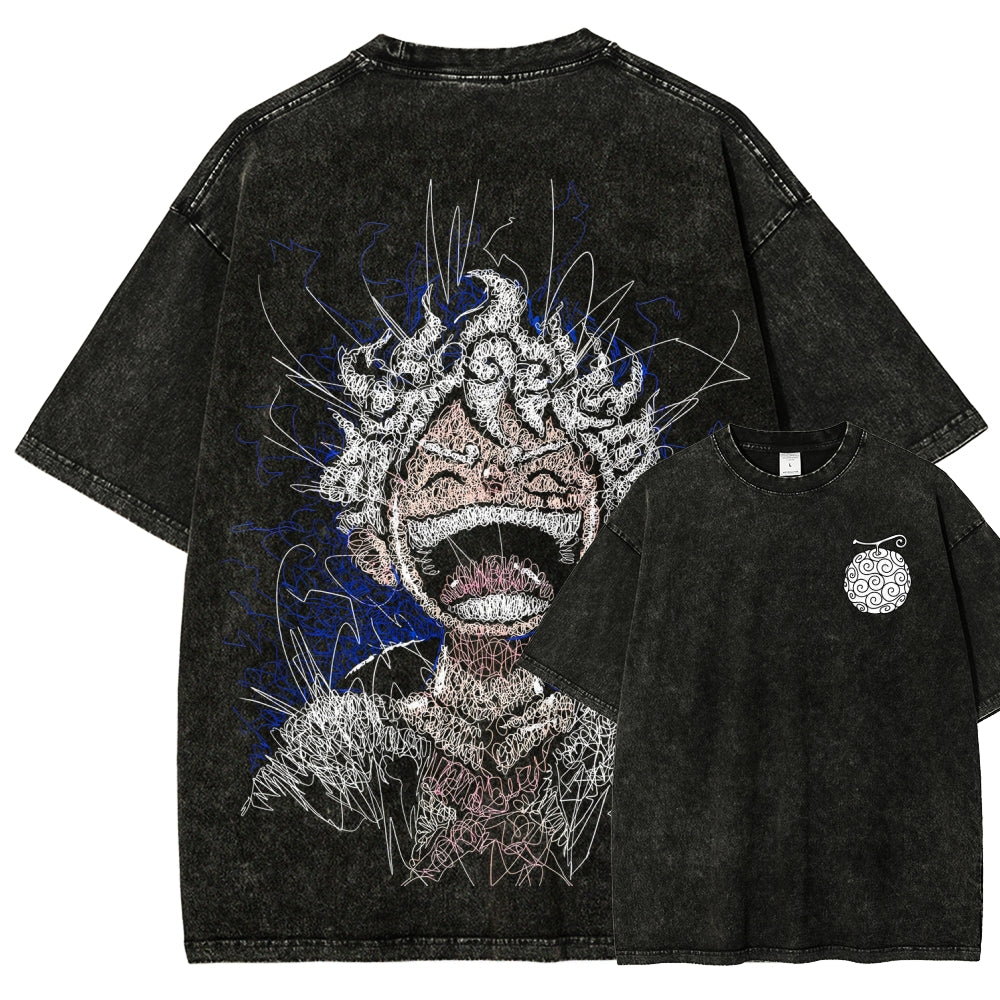 One Piece Unisex Fit Washed T-Shirt 2602000853
