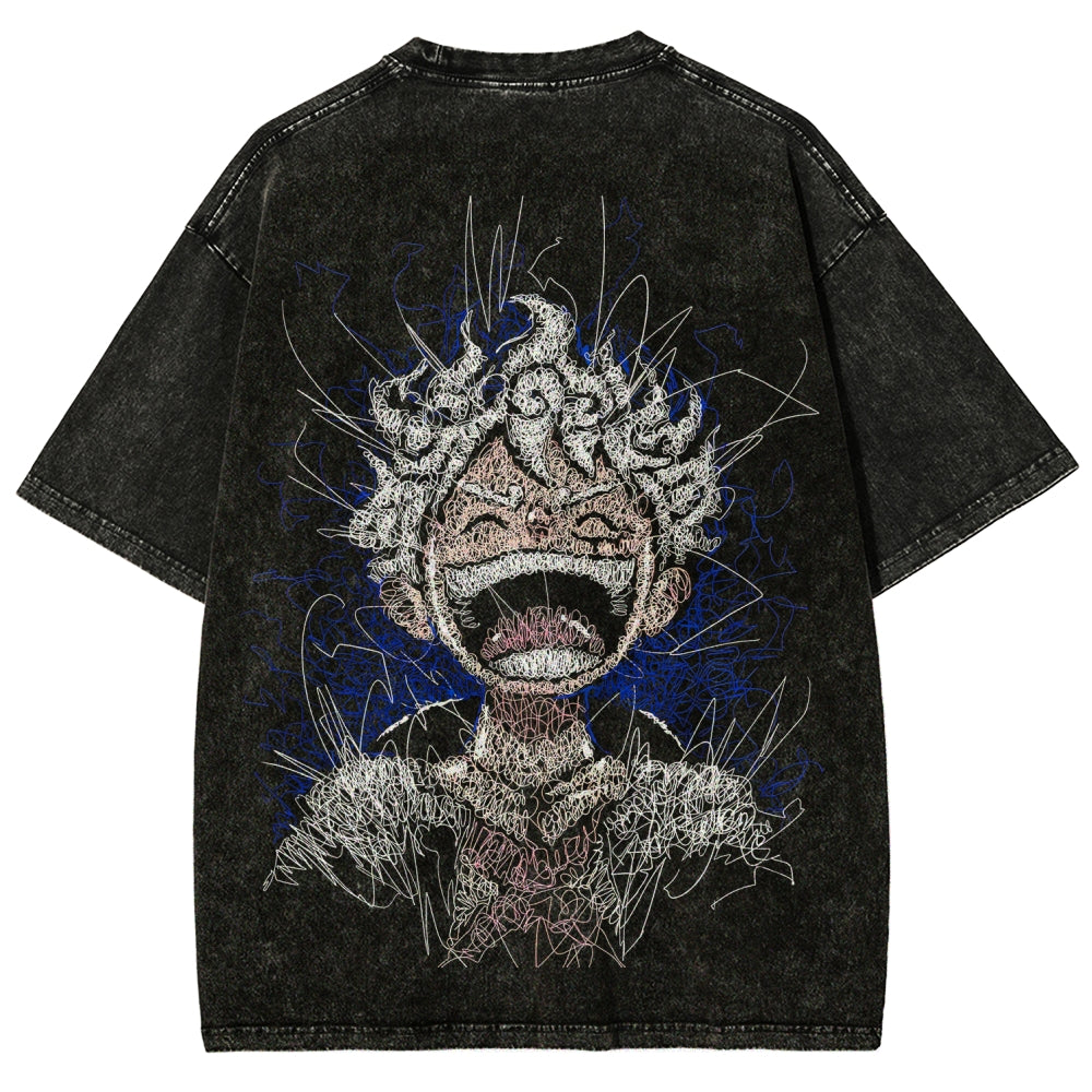 One Piece Unisex Fit Washed T-Shirt 2602000853