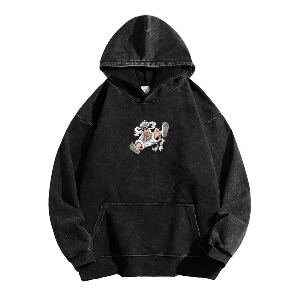 One Piece Unisex Washed Hoodie 2602000897