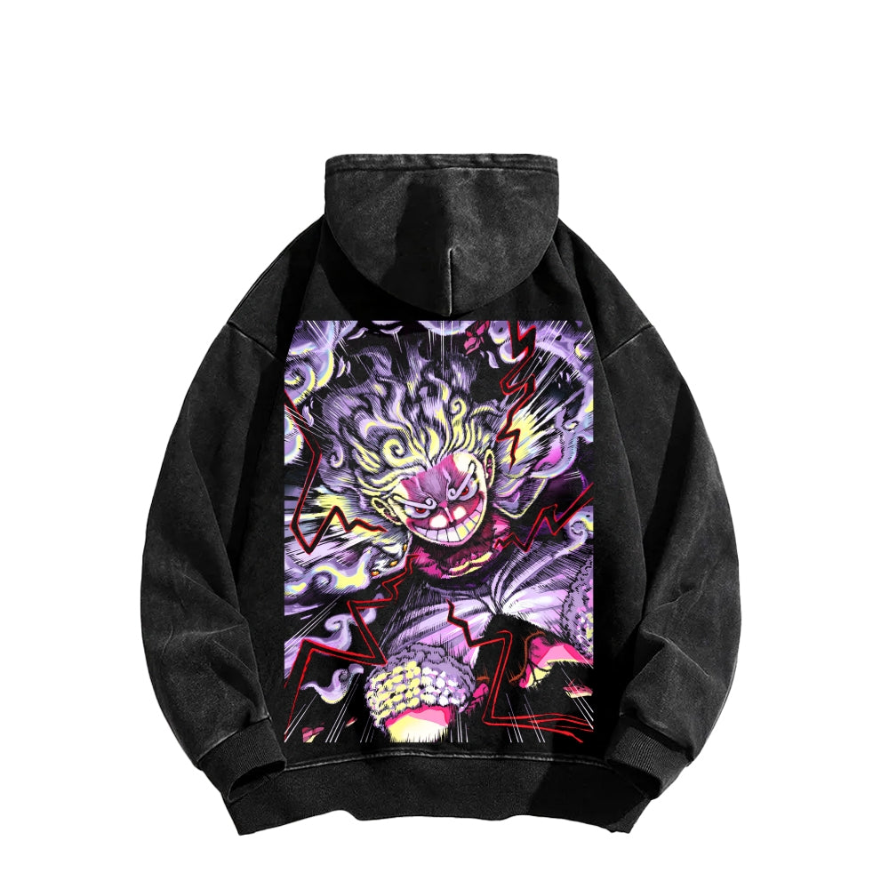 One Piece Unisex Washed Hoodie 2602000897