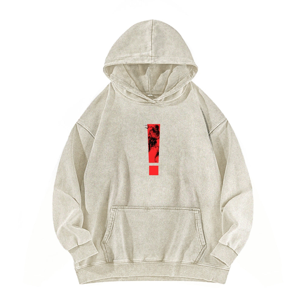 Metal Gear Solid Unisex Washed Hoodie 2602000963