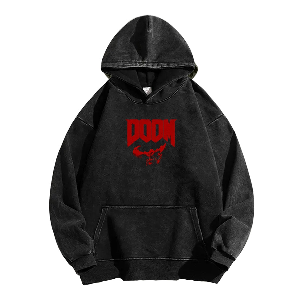 DOOM Unisex Washed Hoodie 2602002551