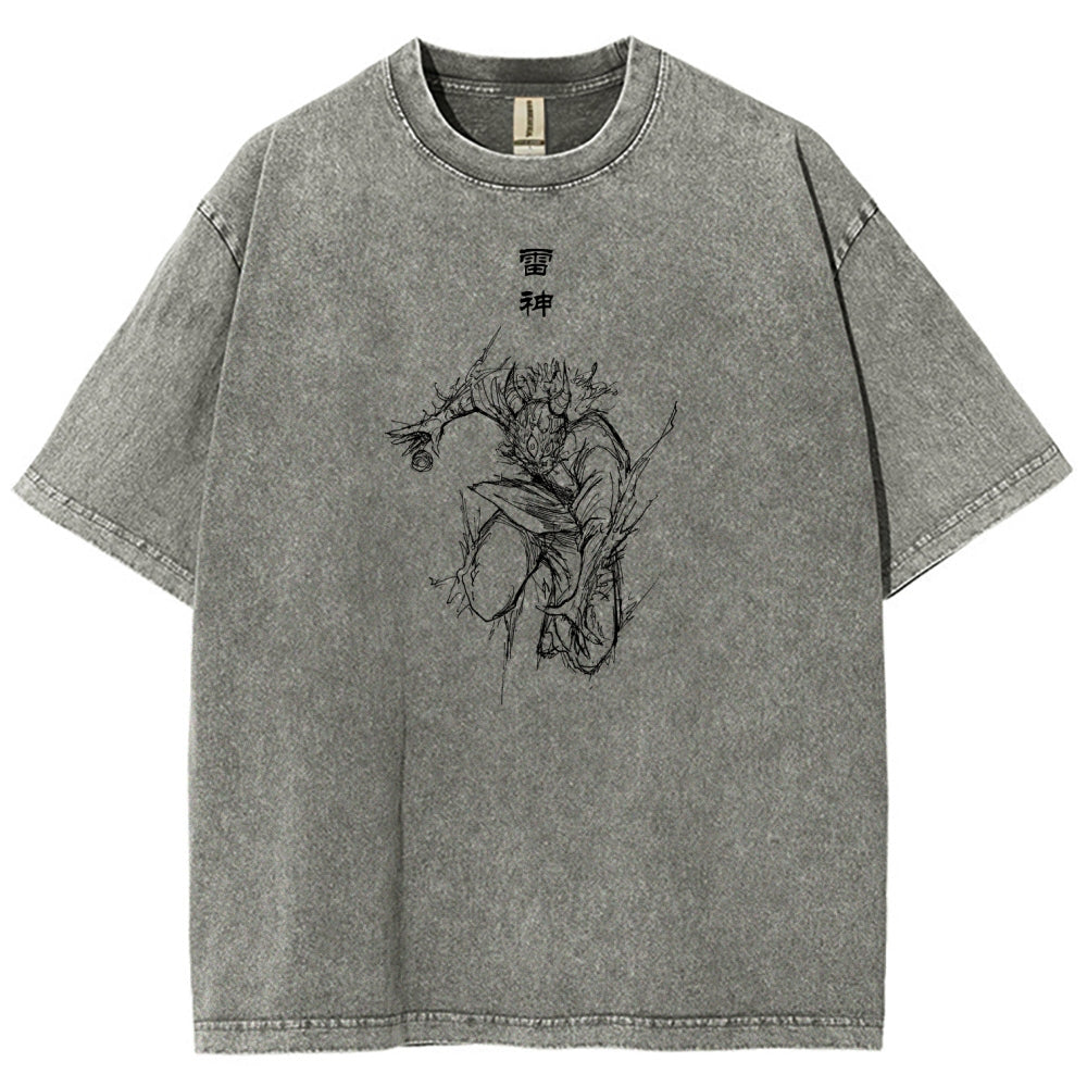 Jujutsu Kaisen Unisex Fit Washed T-Shirt 2602003123