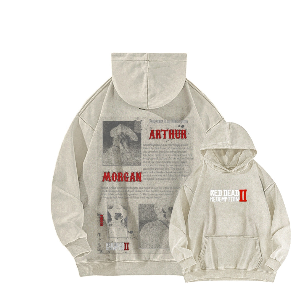 Red Dead Redemption Unisex Washed Hoodie 2602004600