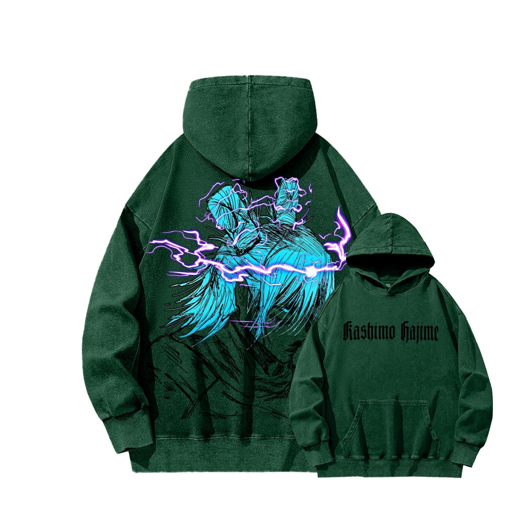 Jujutsu Kaisen kashimo hajime Unisex Washed Hoodie 2602005420