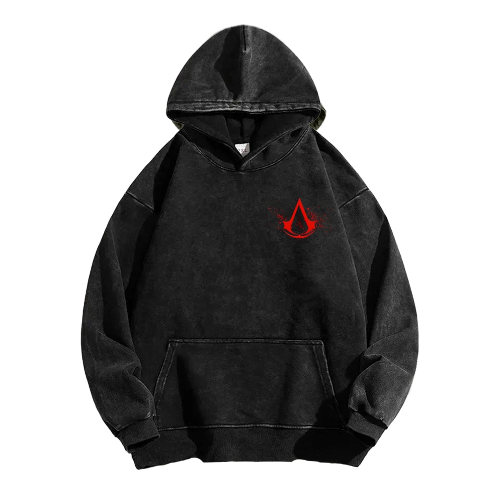 Assassin¡¯s Creed Unisex Washed Hoodie 2602006302