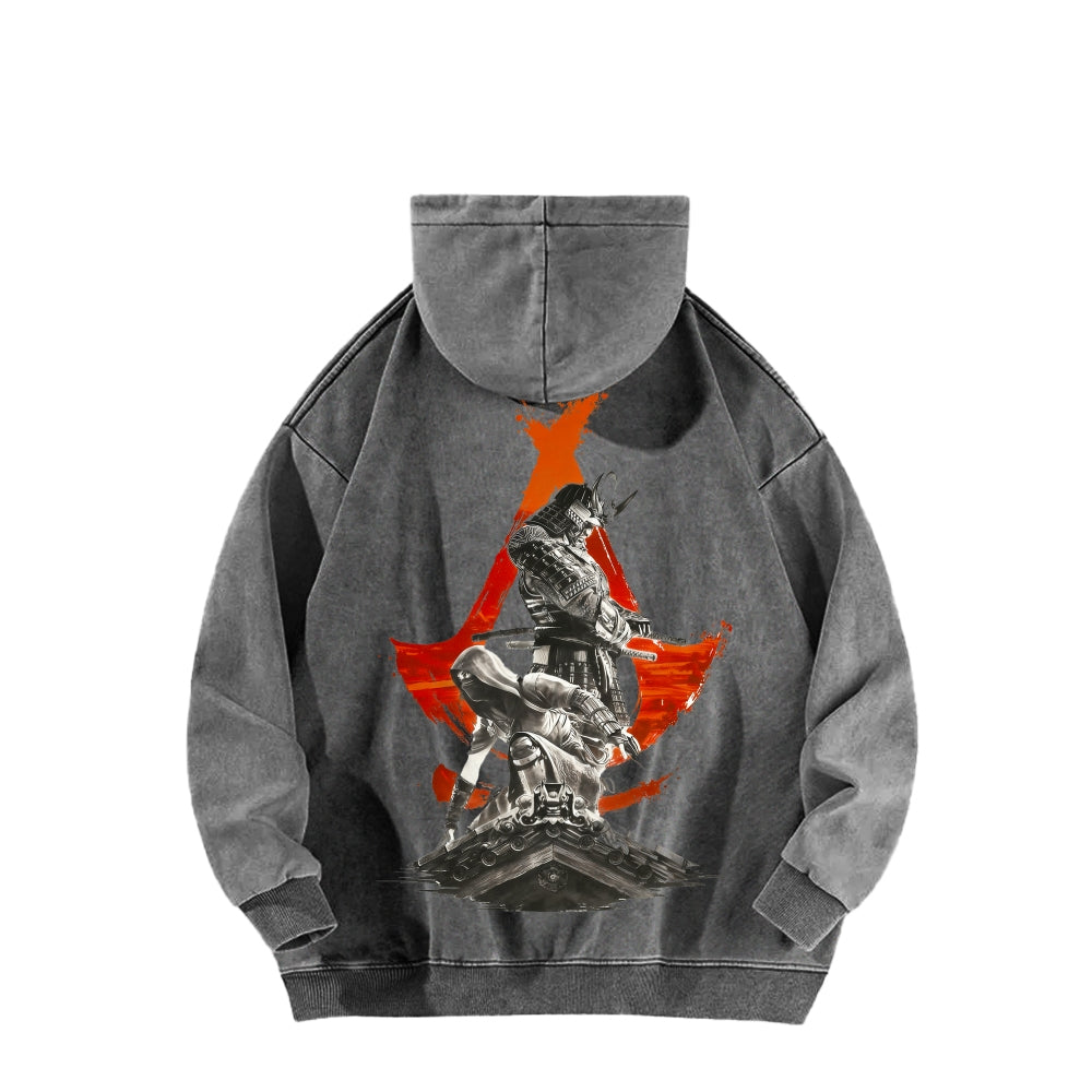 Assassin¡¯s Creed Unisex Washed Hoodie 2602006302