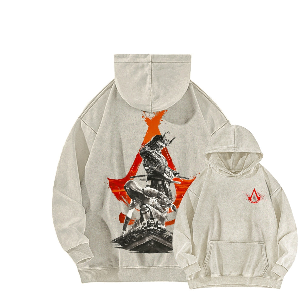 Assassin¡¯s Creed Unisex Washed Hoodie 2602006302