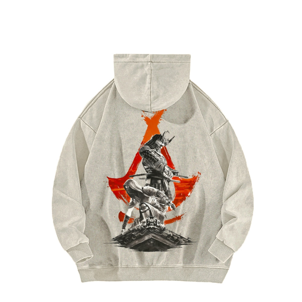 Assassin¡¯s Creed Unisex Washed Hoodie 2602006302