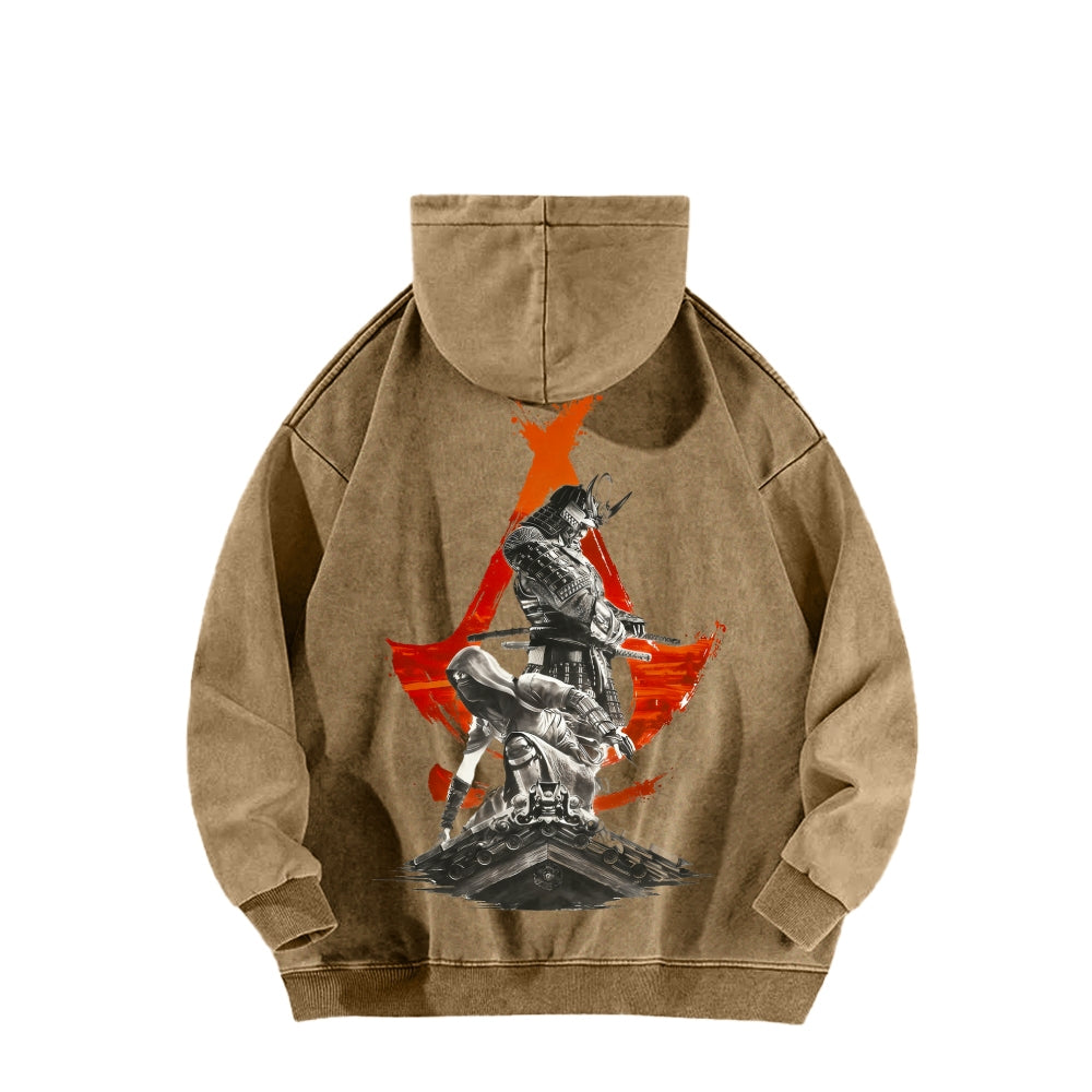 Assassin¡¯s Creed Unisex Washed Hoodie 2602006302