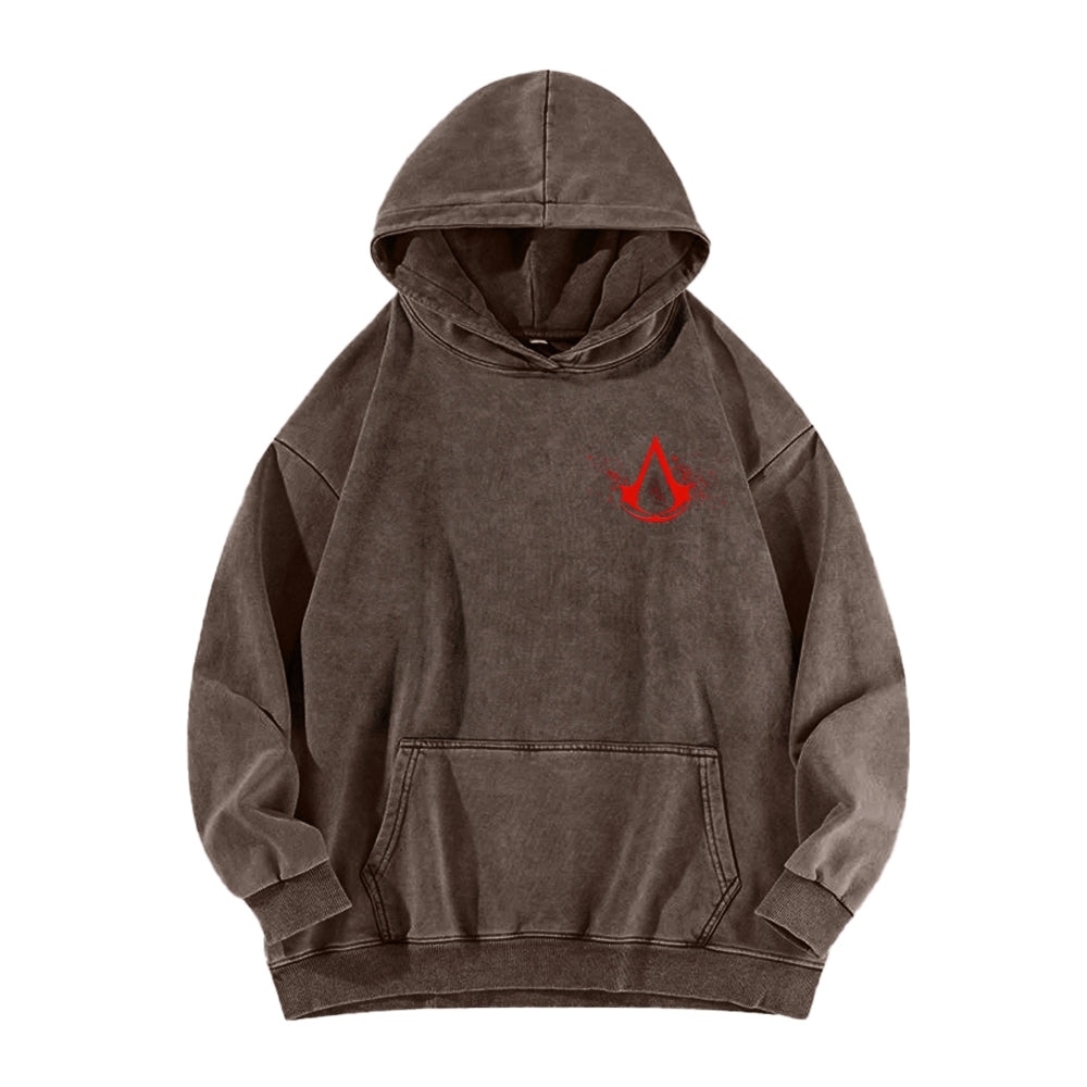 Assassin¡¯s Creed Unisex Washed Hoodie 2602006302