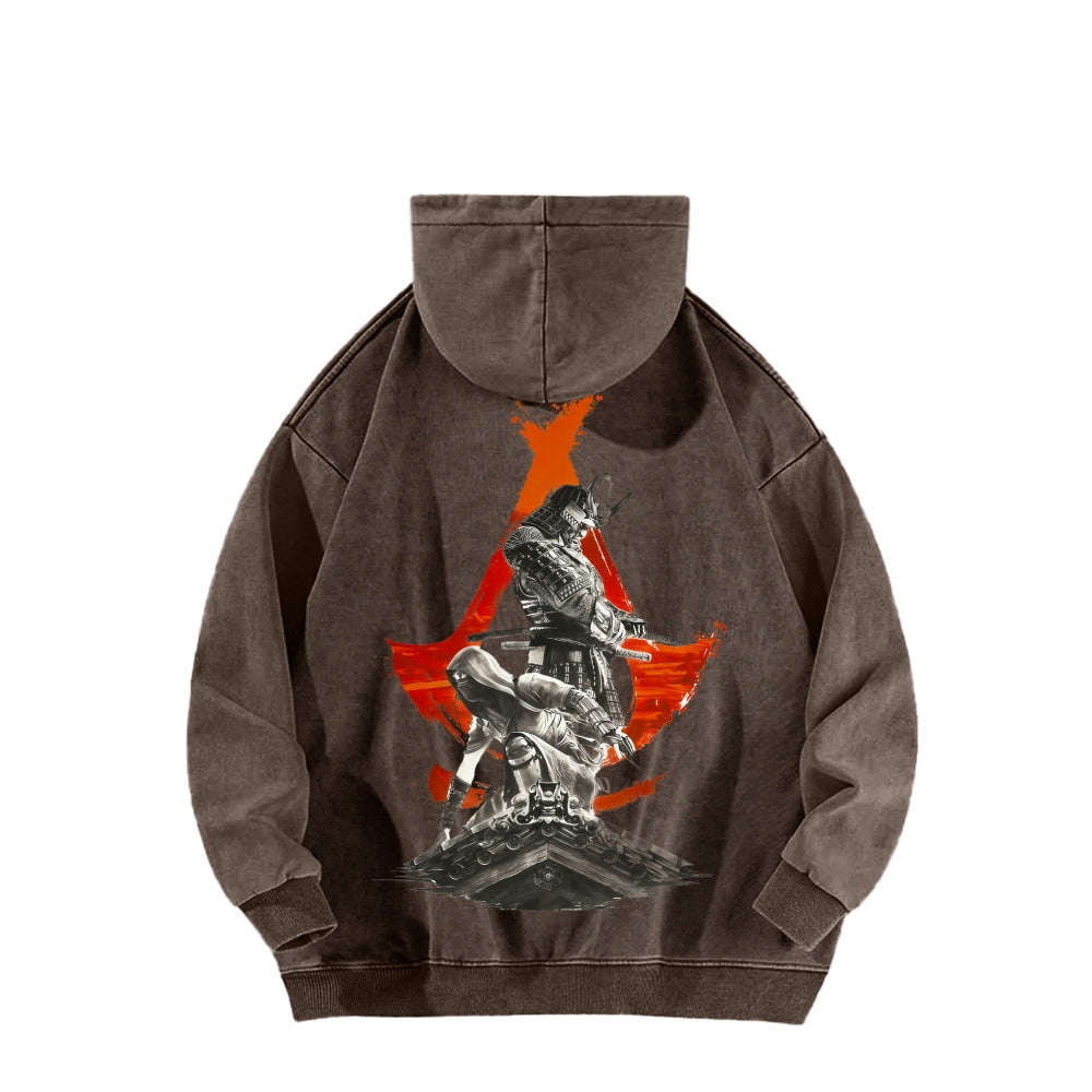 Assassin¡¯s Creed Unisex Washed Hoodie 2602006302