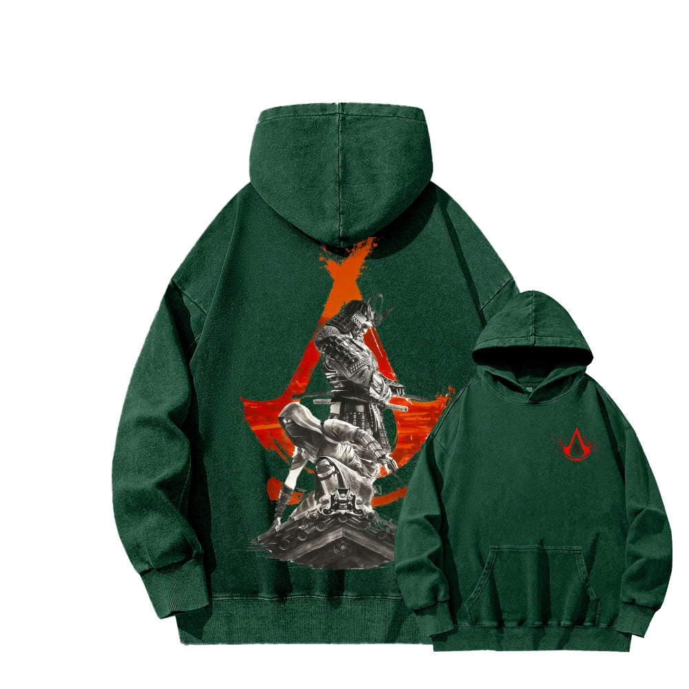 Assassin¡¯s Creed Unisex Washed Hoodie 2602006302