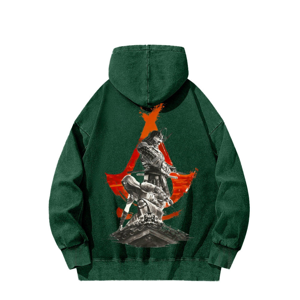 Assassin¡¯s Creed Unisex Washed Hoodie 2602006302
