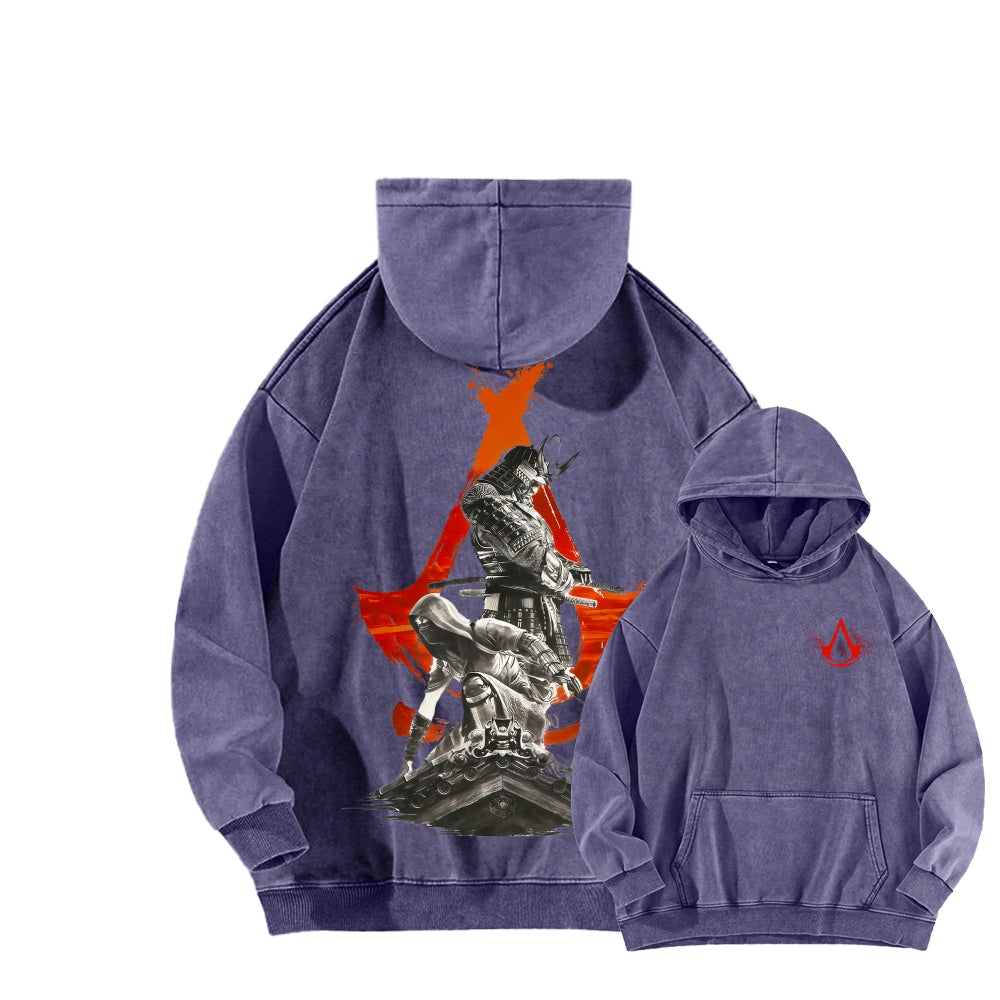 Assassin¡¯s Creed Unisex Washed Hoodie 2602006302