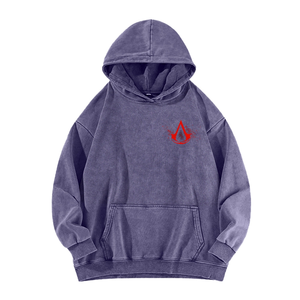 Assassin¡¯s Creed Unisex Washed Hoodie 2602006302
