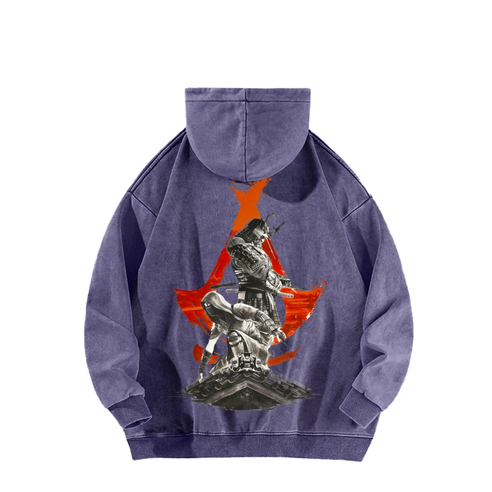 Assassin¡¯s Creed Unisex Washed Hoodie 2602006302