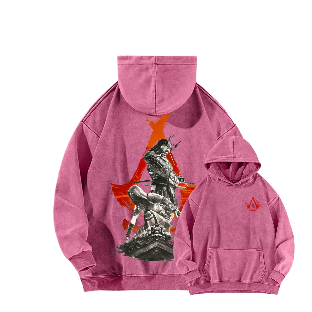Assassin¡¯s Creed Unisex Washed Hoodie 2602006302