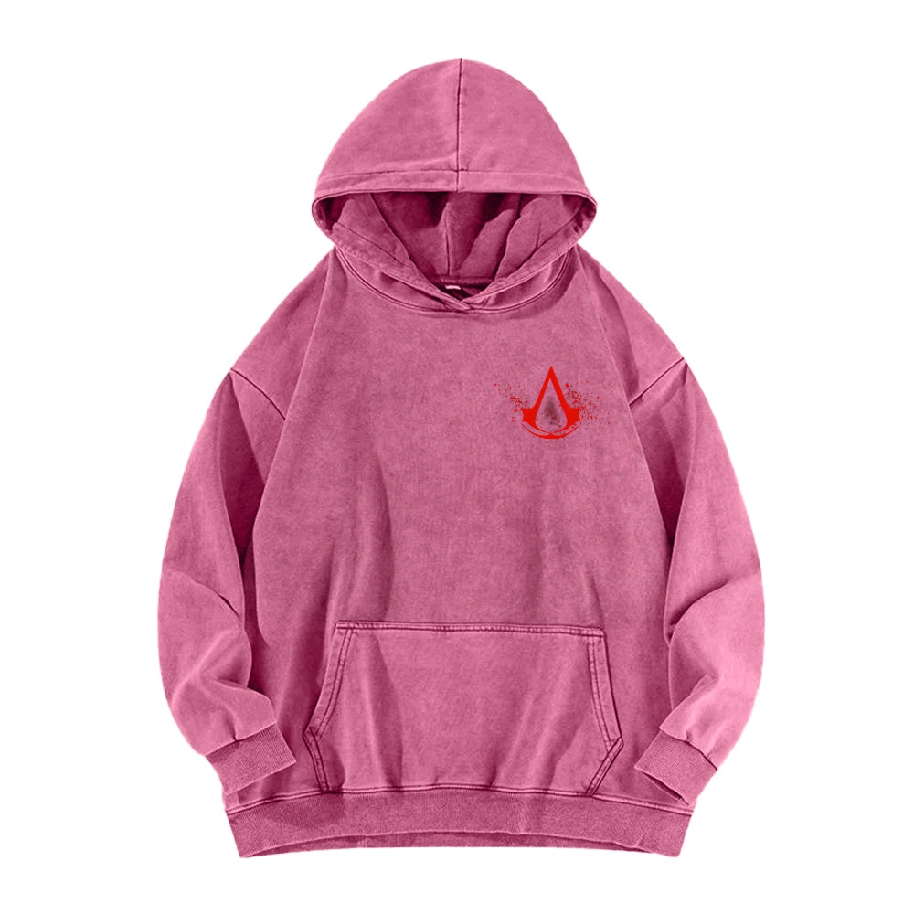 Assassin¡¯s Creed Unisex Washed Hoodie 2602006302