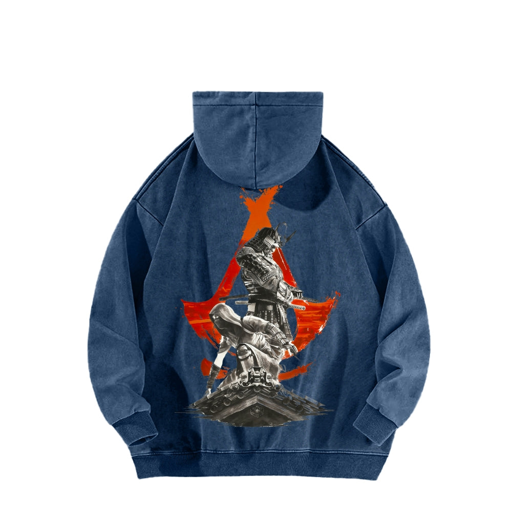 Assassin¡¯s Creed Unisex Washed Hoodie 2602006302