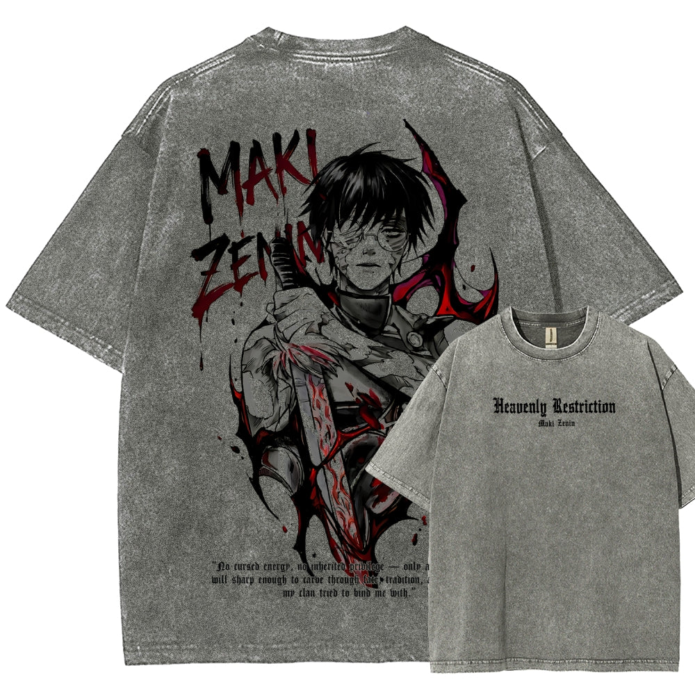 Jujutsu Kaisen Unisex Fit Washed T-Shirt 2602006637