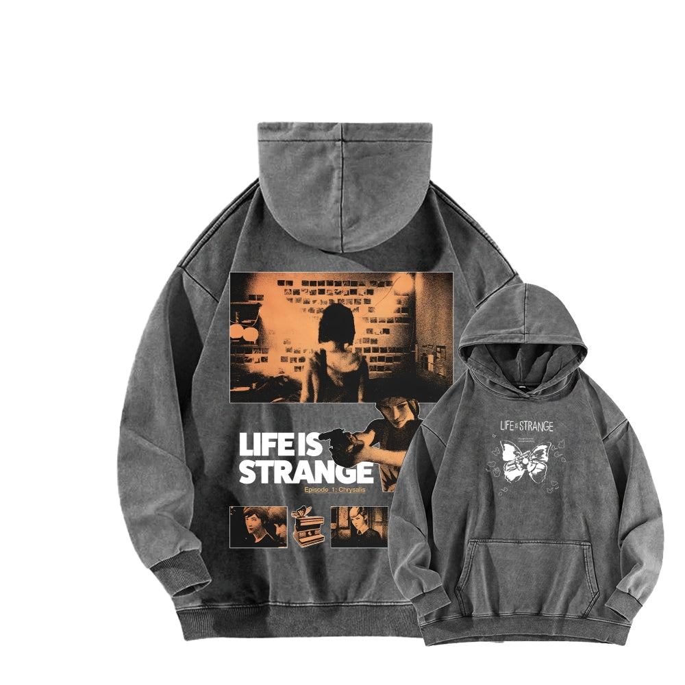 Life Is Strange Unisex Washed Hoodie 2602006707
