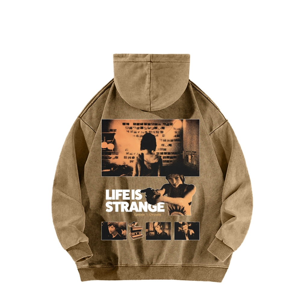 Life Is Strange Unisex Washed Hoodie 2602006707