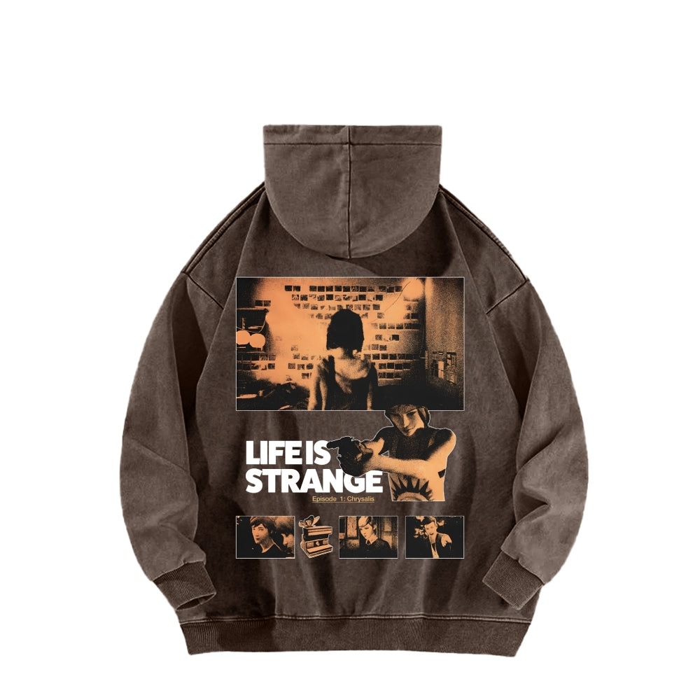 Life Is Strange Unisex Washed Hoodie 2602006707