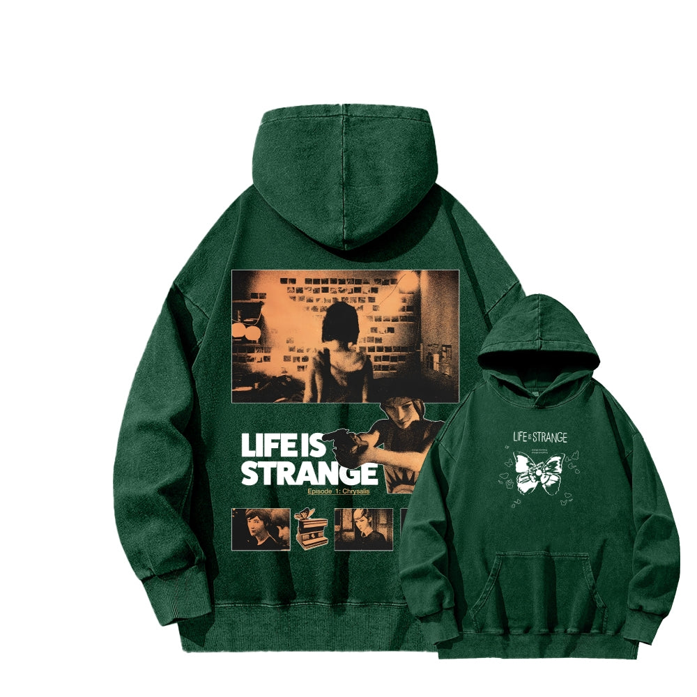 Life Is Strange Unisex Washed Hoodie 2602006707
