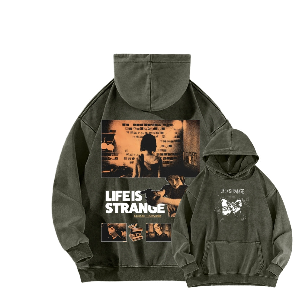 Life Is Strange Unisex Washed Hoodie 2602006707