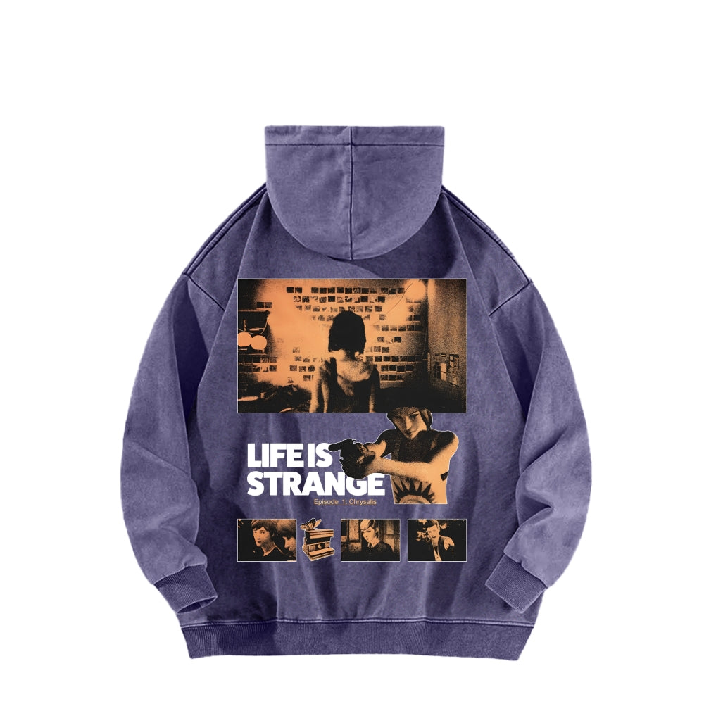 Life Is Strange Unisex Washed Hoodie 2602006707