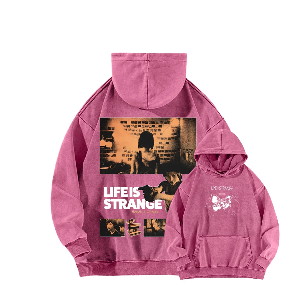 Life Is Strange Unisex Washed Hoodie 2602006707