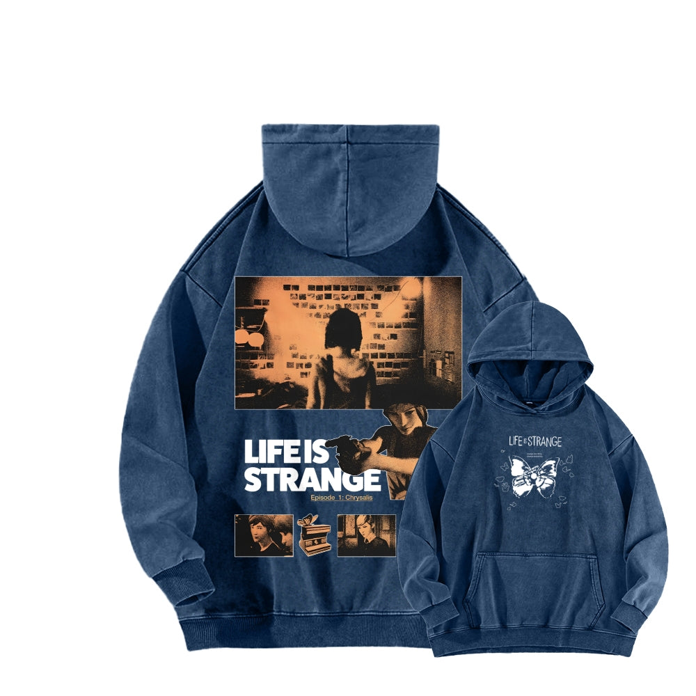 Life Is Strange Unisex Washed Hoodie 2602006707