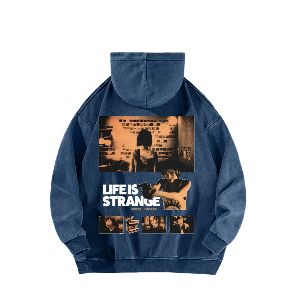 Life Is Strange Unisex Washed Hoodie 2602006707