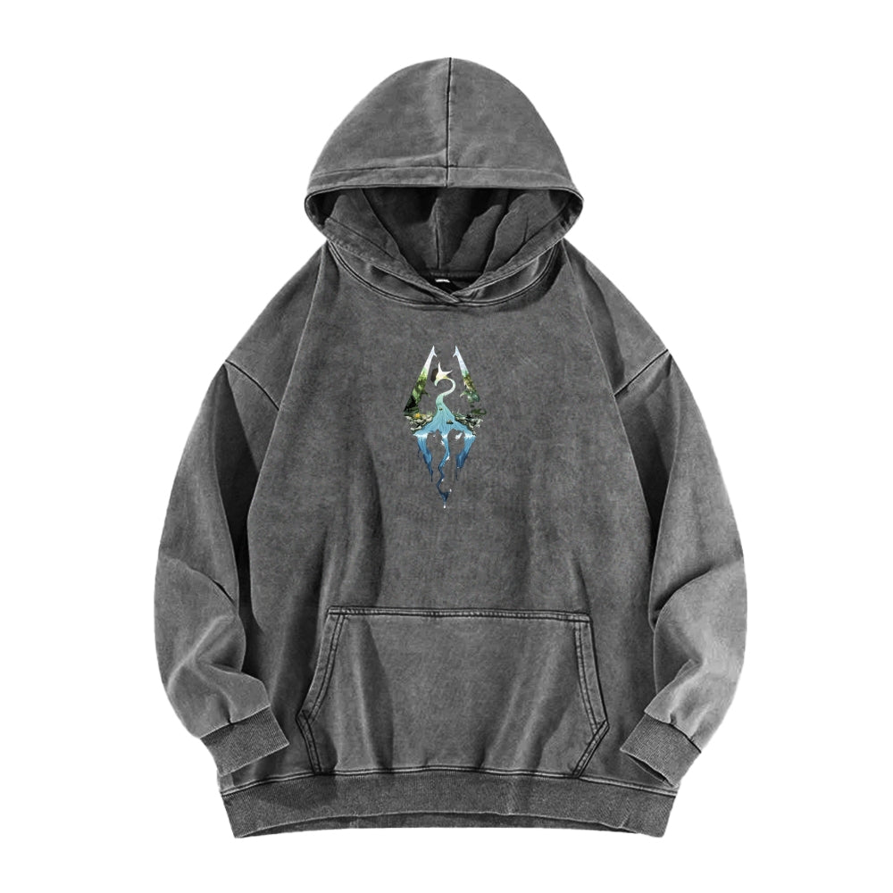 The Elder Scrolls Unisex Washed Hoodie 2602006835