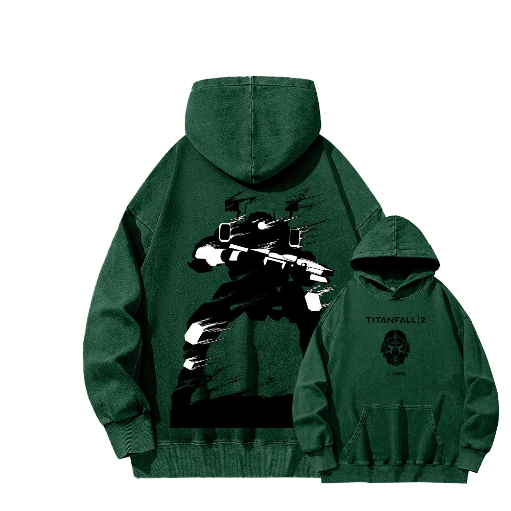 TITANFALL Unisex Washed Hoodie 2602007171
