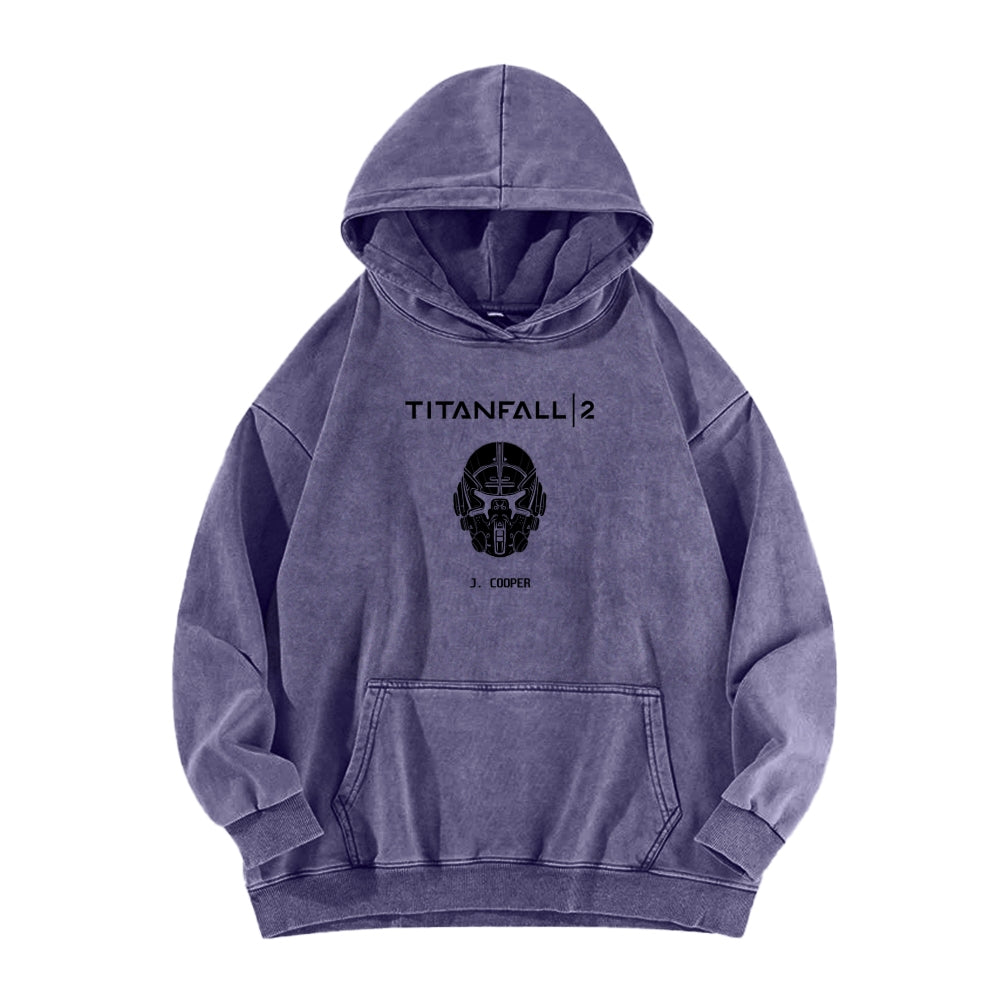 TITANFALL Unisex Washed Hoodie 2602007171