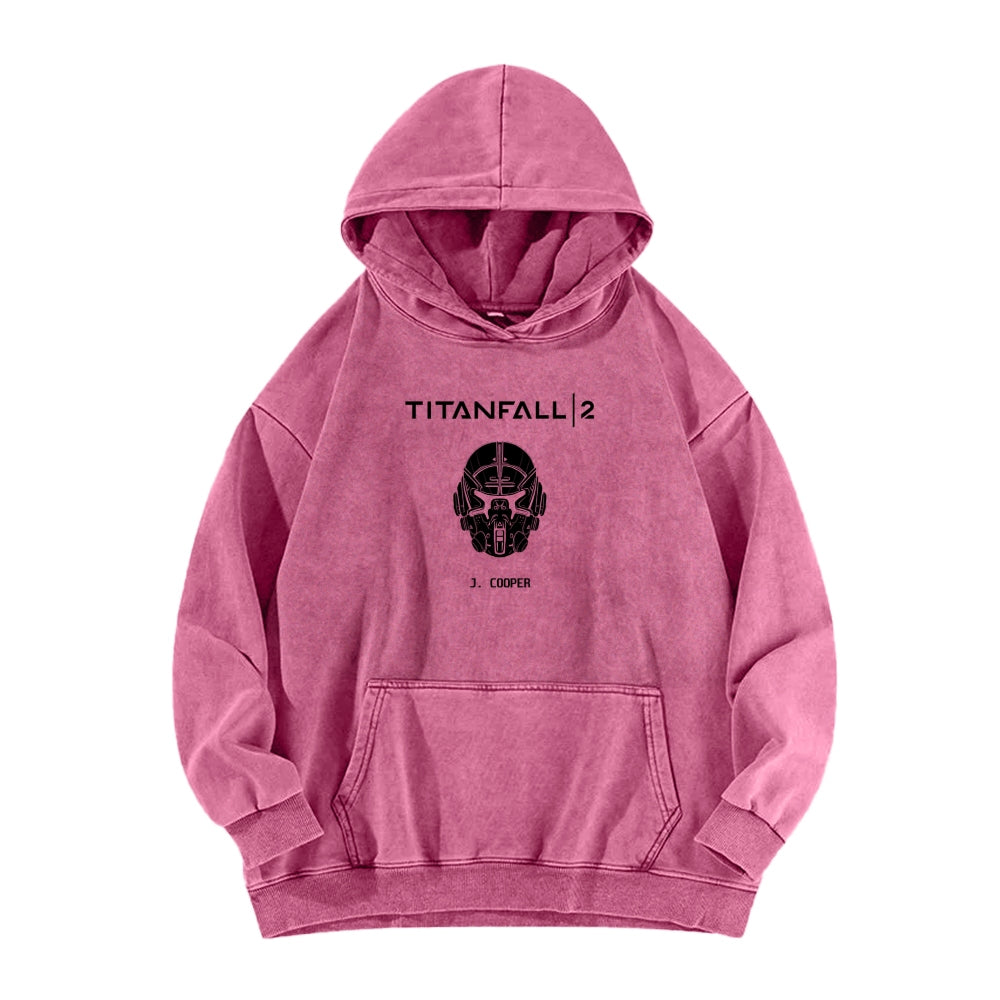 TITANFALL Unisex Washed Hoodie 2602007171