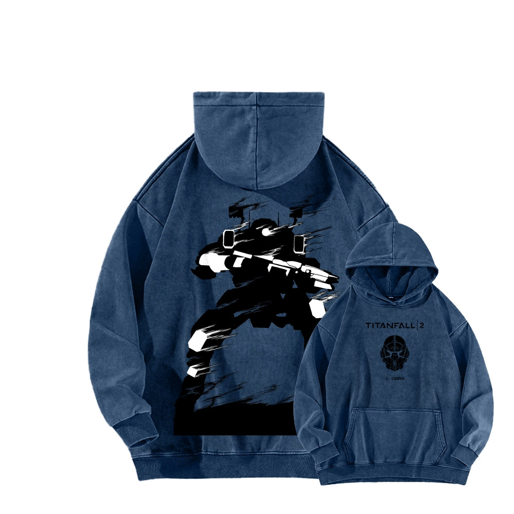 TITANFALL Unisex Washed Hoodie 2602007171