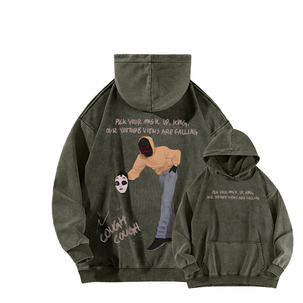 Marble Hornets Unisex Washed Hoodie 2602007182