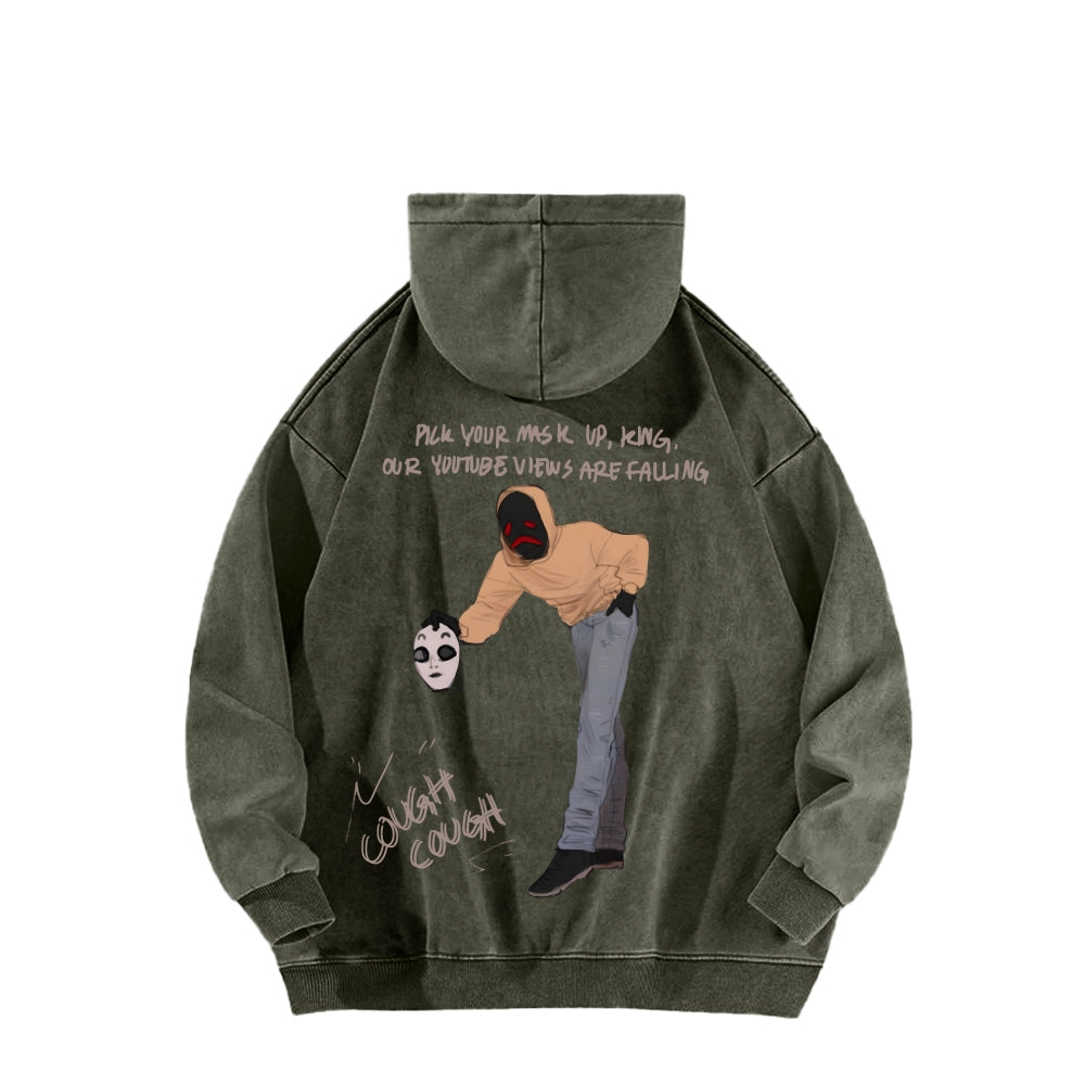 Marble Hornets Unisex Washed Hoodie 2602007182