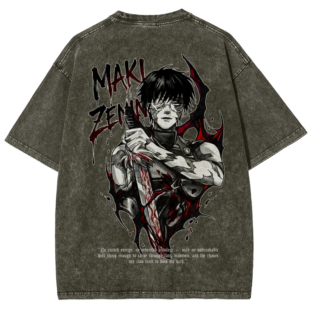 Jujutsu Kaisen Unisex Fit Washed T-Shirt 2602007506
