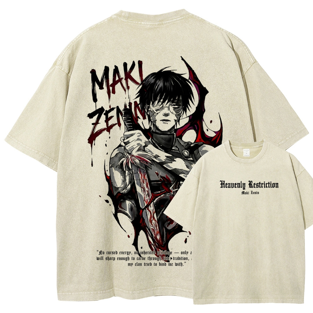 Jujutsu Kaisen Unisex Fit Washed T-Shirt 2602007506